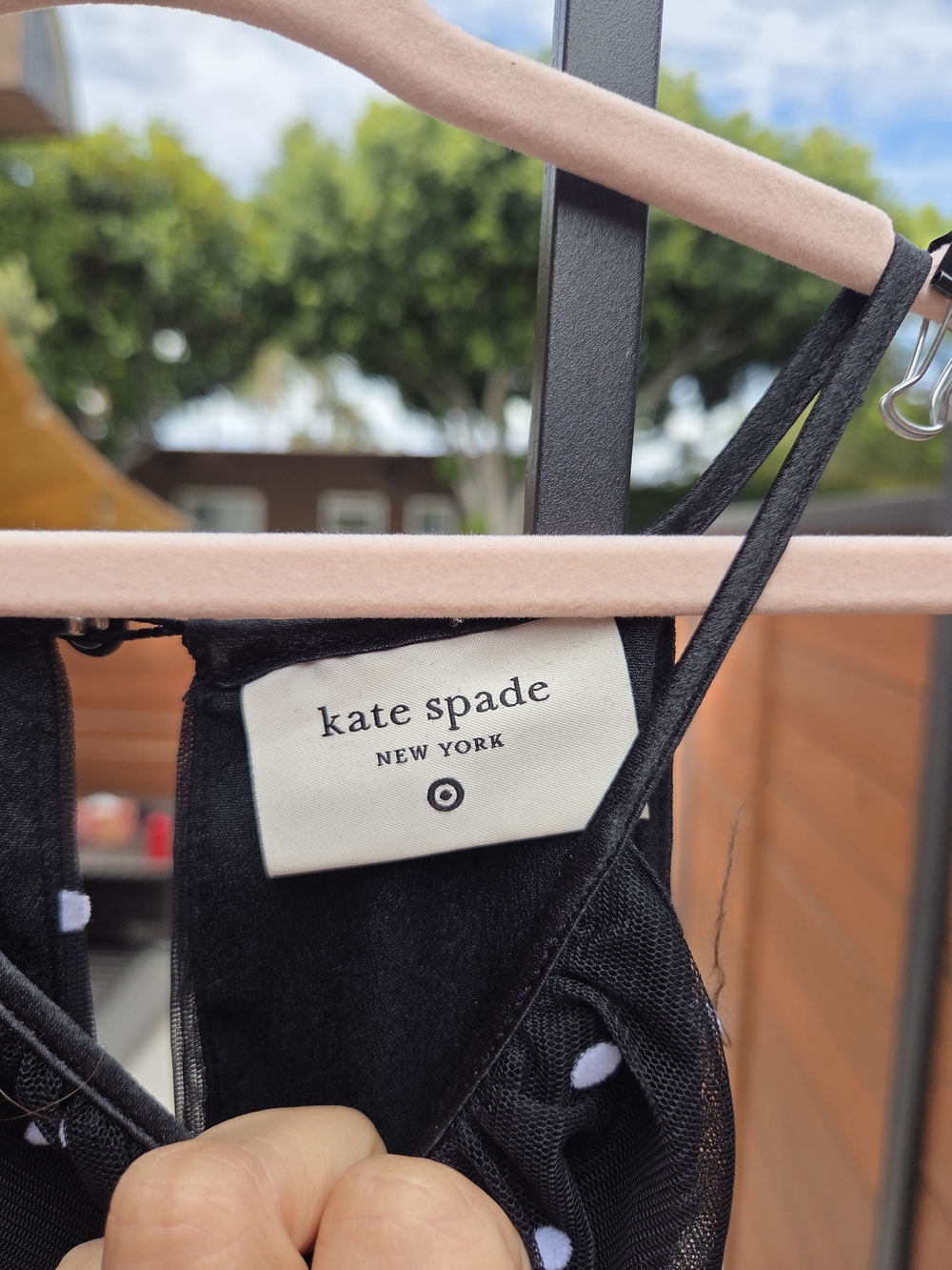 Kate Spade Polka Dot Tiered Black Cocktail Dress (Small) - Picture 4 of 5